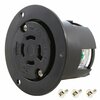 Ac Works 3-Phase 20A 250V L15-20R Flanged Outlet UL and C-UL Listed ASOUL1520R